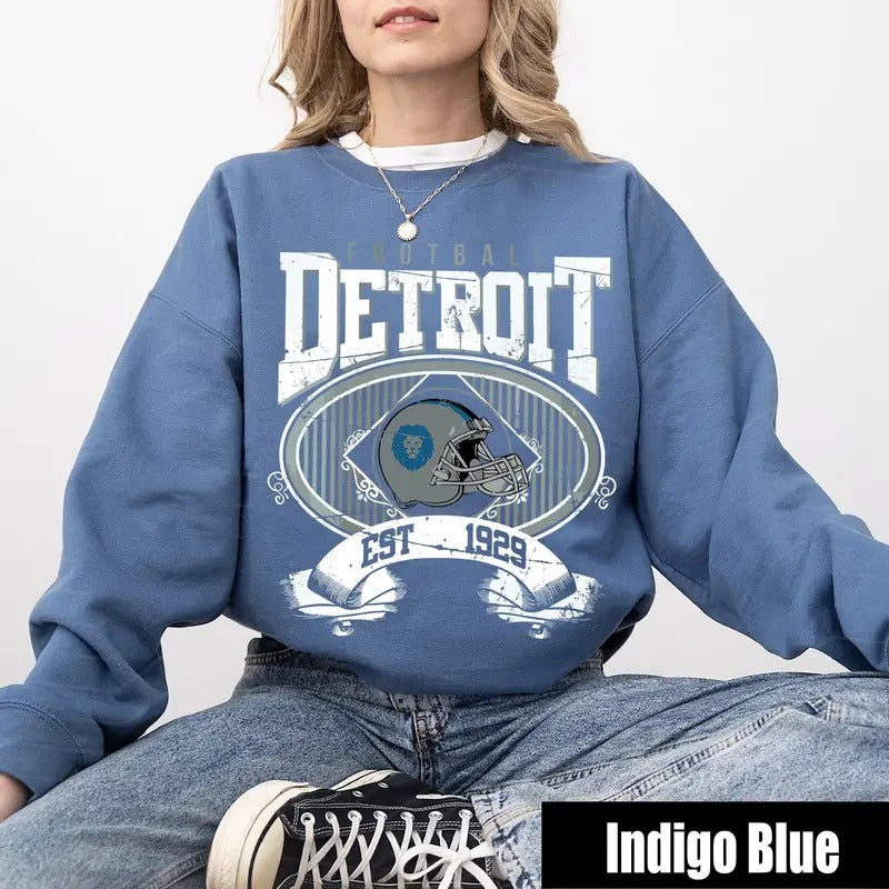 DF Vintage Style Sweatshirt, DF Tee, DF Shirt, D.e.tro.it Sweater, Sunday DLF T-shirts, Crewnecks, Hoodies – Gifts Suitable for Anyone