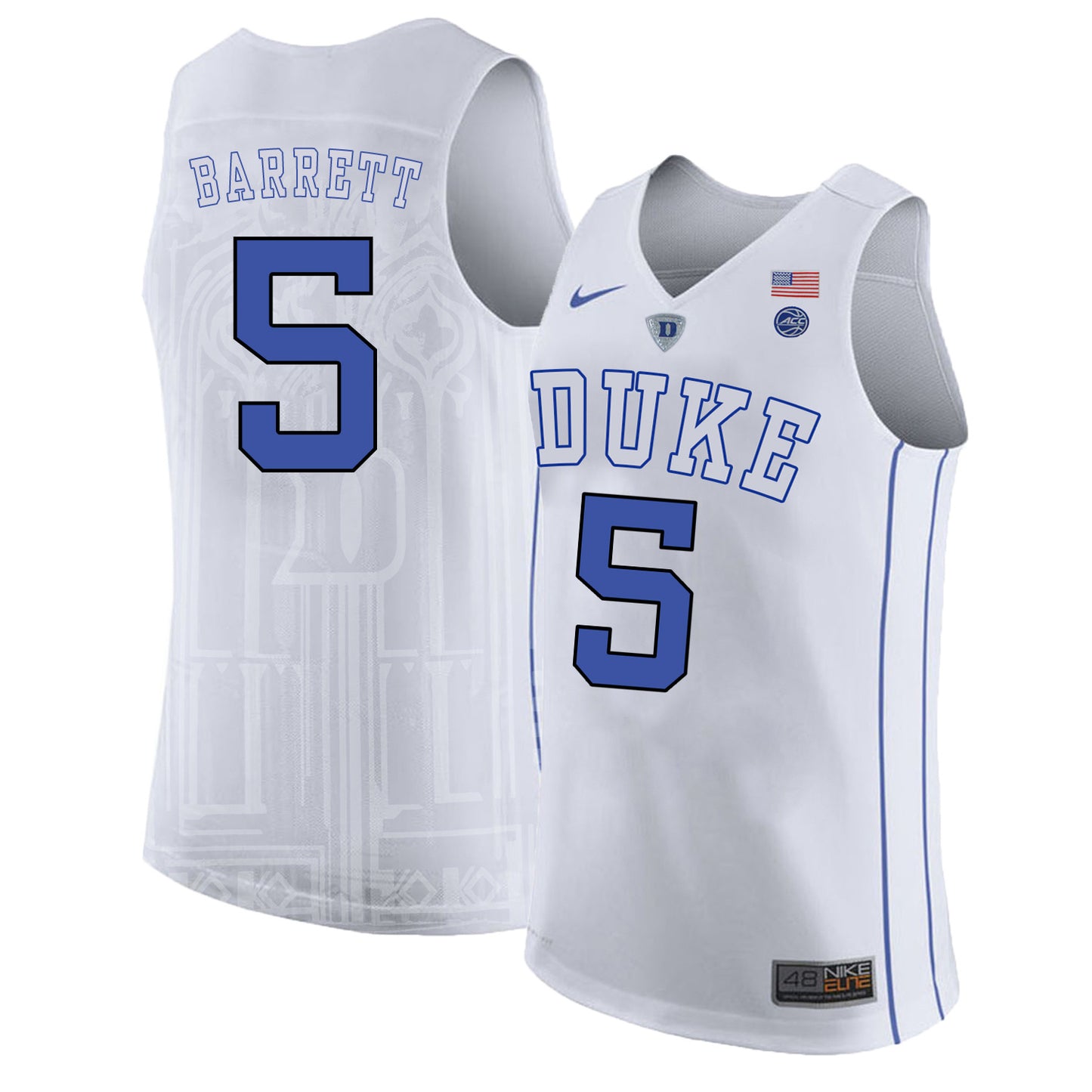 DUKE RJ Barrett 5 White