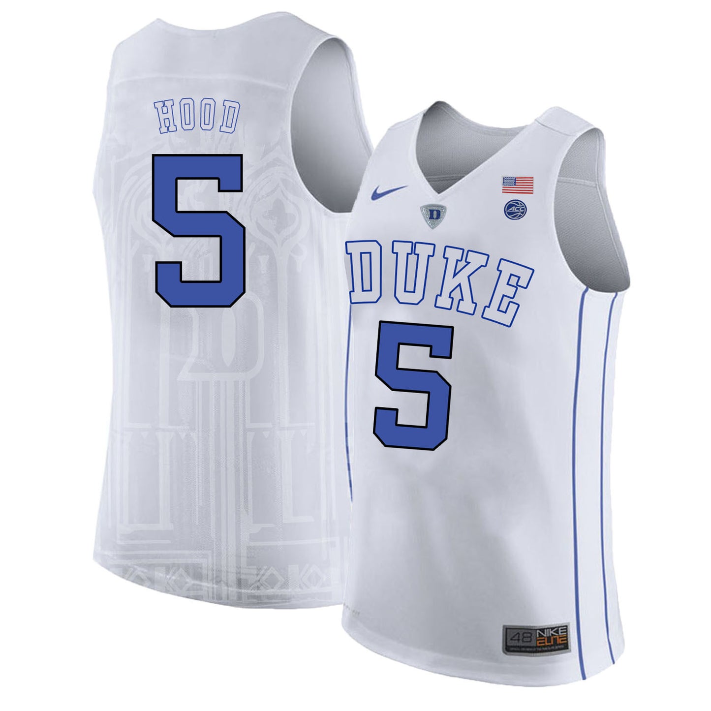 DUKE Rodney Hood 5 White