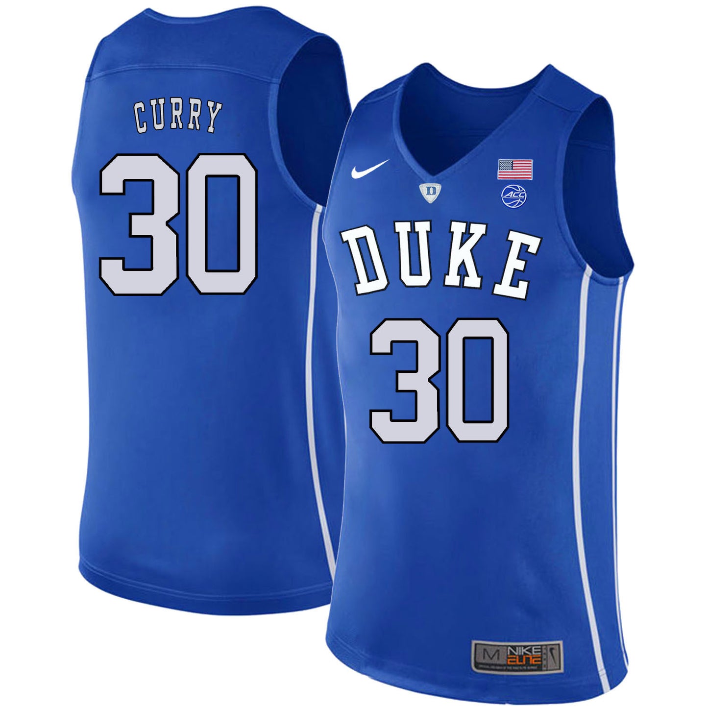DUKE Seth Curry 30 Blue