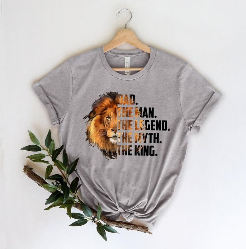Dad the man the legend the myth the king watercolor T Shirt Hoodie Sweater,New Dad Shirt,Dad Shirt,Daddy Shirt,Father's...