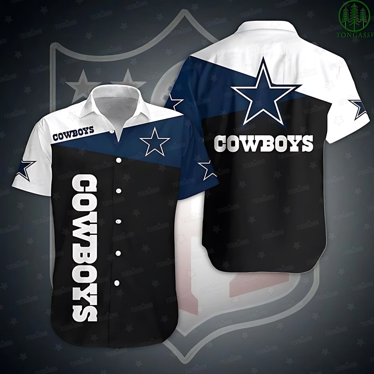 Dallas Cowboys Hawaiian Shirt Classic Block Design 892404