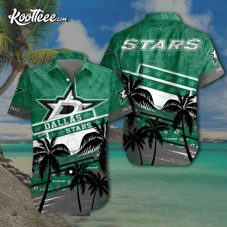Dallas Stars Father’s Day Hawaiian Shirt