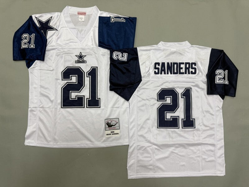 Dallas Cowboys #21 Deion Sanders Dallas Cowboys Style 3