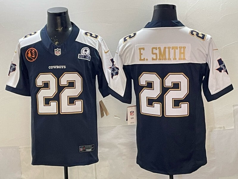 Dallas Cowboys #22 Emmitt Smith Cowboys V3