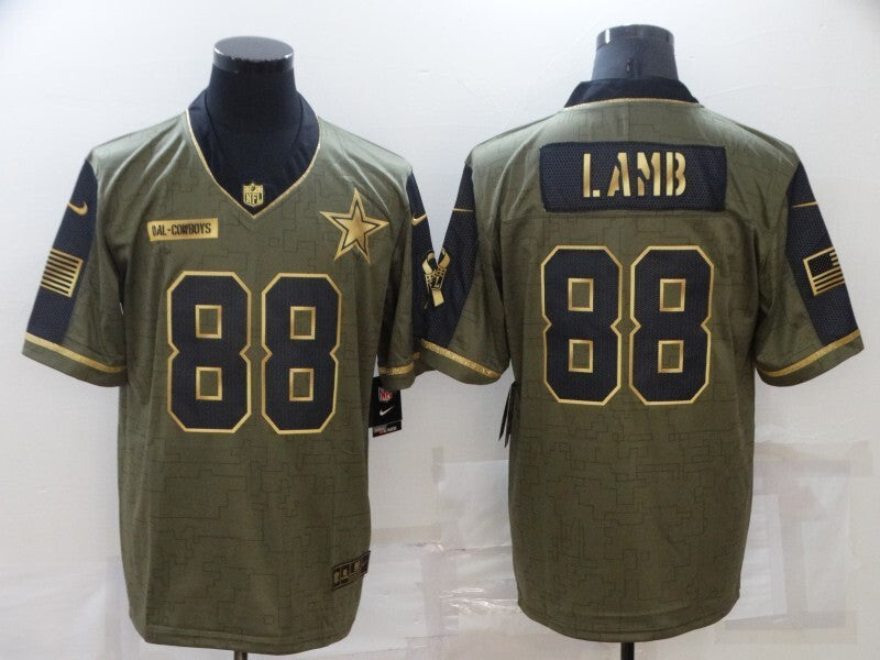 Dallas Cowboys #88 Cee DeeLamb 21 Salute 889