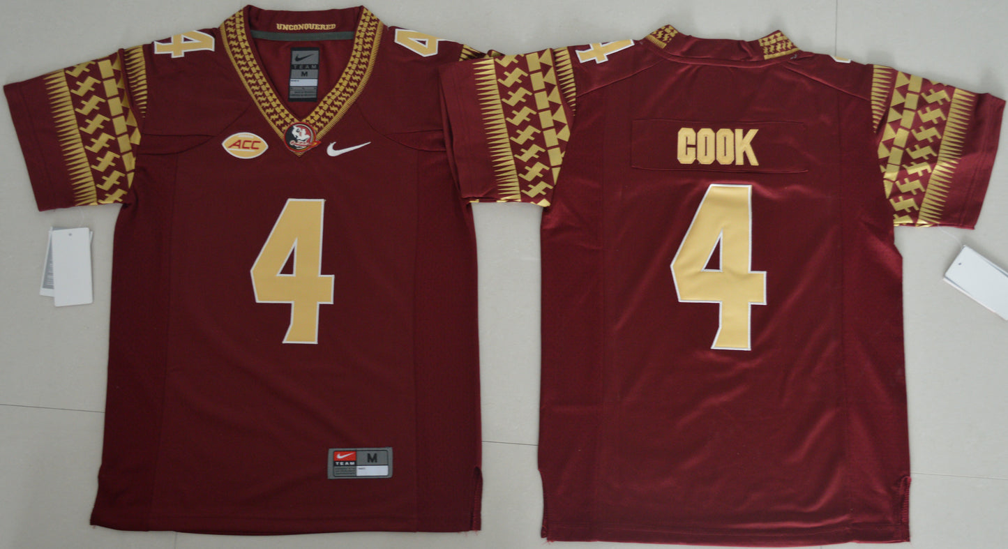 Dalvin Cook 4 Youth Burgundy