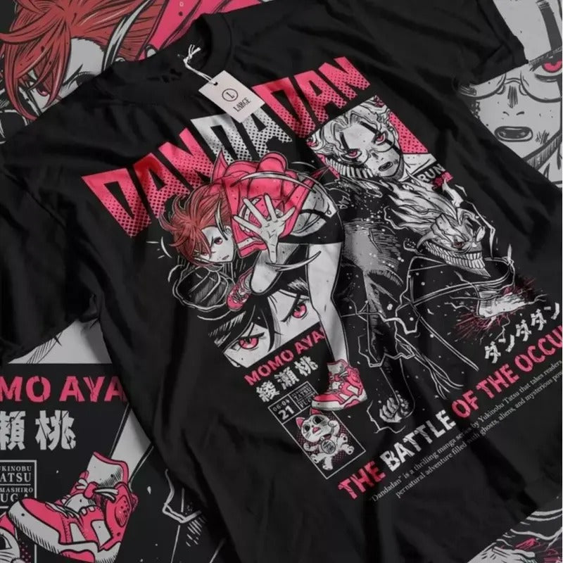 Dandadan Okarun T-shirt, Okarun, Momo Ayase, Anime, Japanese, Cute, Graphic Teestyle{n002}2