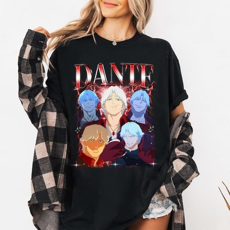 Dante Devil May Cry TV Series 2025 Shirt, Game Shirt, Devil May Cry Shirt, Gift For Women and Man Unisex T-Shirt