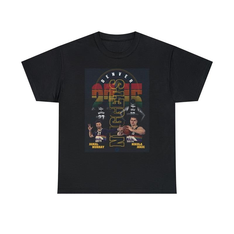 Denver Nikola Jokic Jamal Murray T-Shirt, Gift For Fan Hoodie, Sweatshirt | InkThreadWorks.com