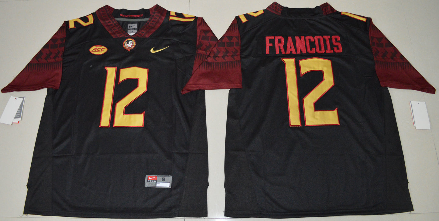 Deondre Francois 12 Black 16
