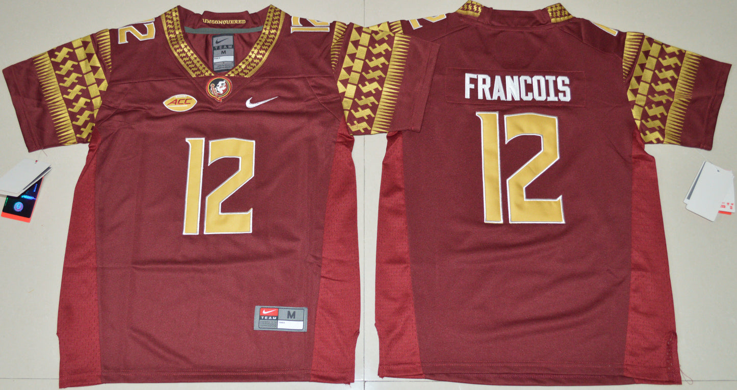 Deondre Francois 12 Youth Burgundy