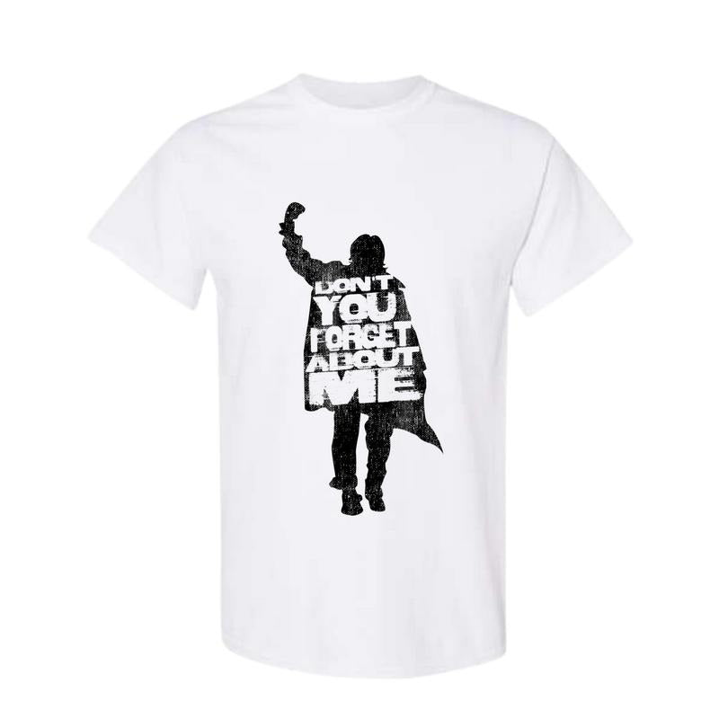 Designer Don't you forget about me 80's movie t-shirt Full Color, Full Size