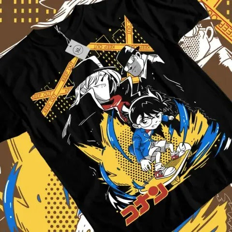 Detective Conan T-shirt Detective Conan,Detective,Anime Tee,Case Closed All Size