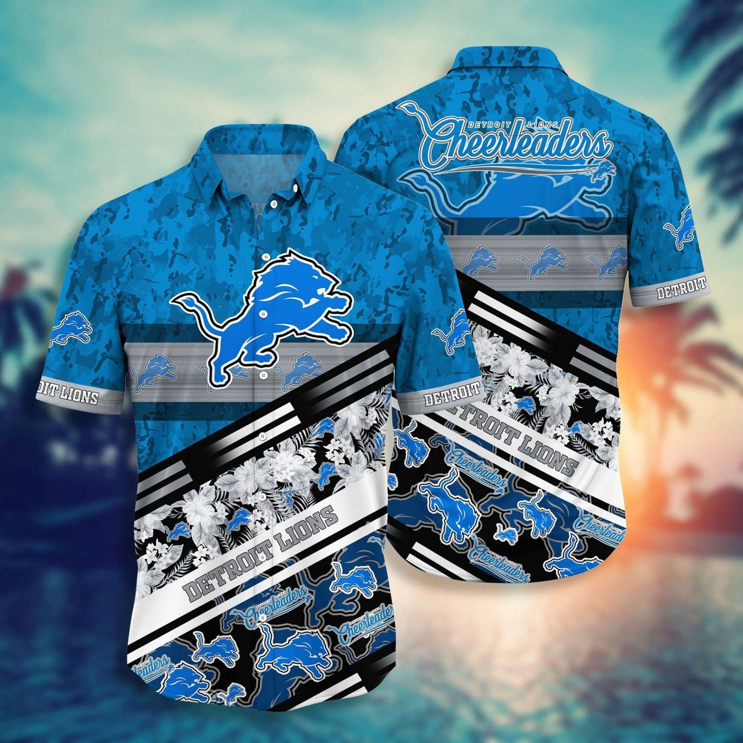 Detroit Lions Cheer Squad Hawaiian Shirt 844785