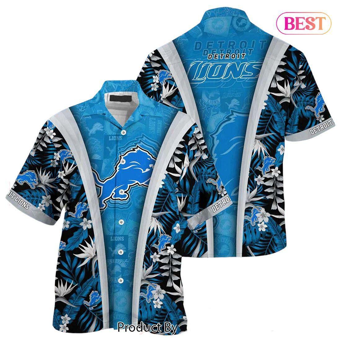Detroit Lions Hawaiian Shirt Island Spirit Design by