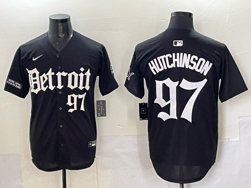Detroit Lions #97 Aidan Hutchinson 5 Collaboration Style 2