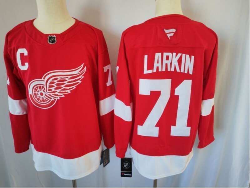 Detroit Red Wings #71 Dylan Larkin Red Wings Style 1