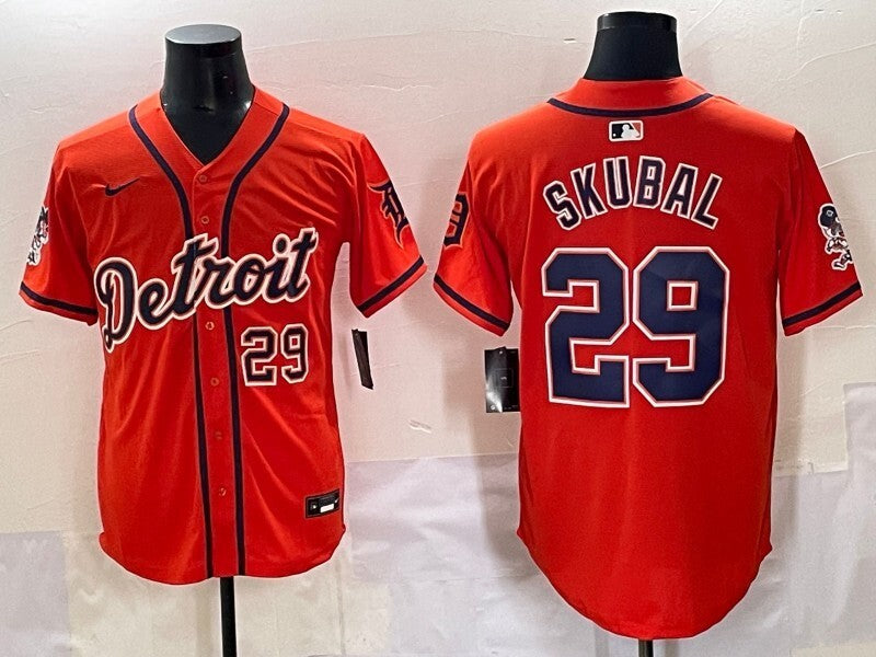 Detroit Tigers #29 Tarik Skubal Tigers Special V2 Style 3