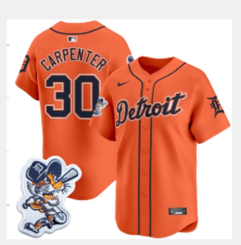 Detroit Tigers #30 Kerry Carpenter Tigers Special Edition Style 2