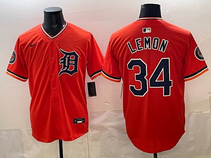 Detroit Tigers #34 Lemon Tigers Special V2