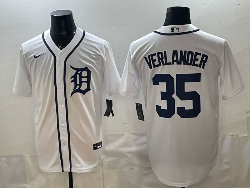 Detroit Tigers #35 Verlandea Tigers Adult Style 1
