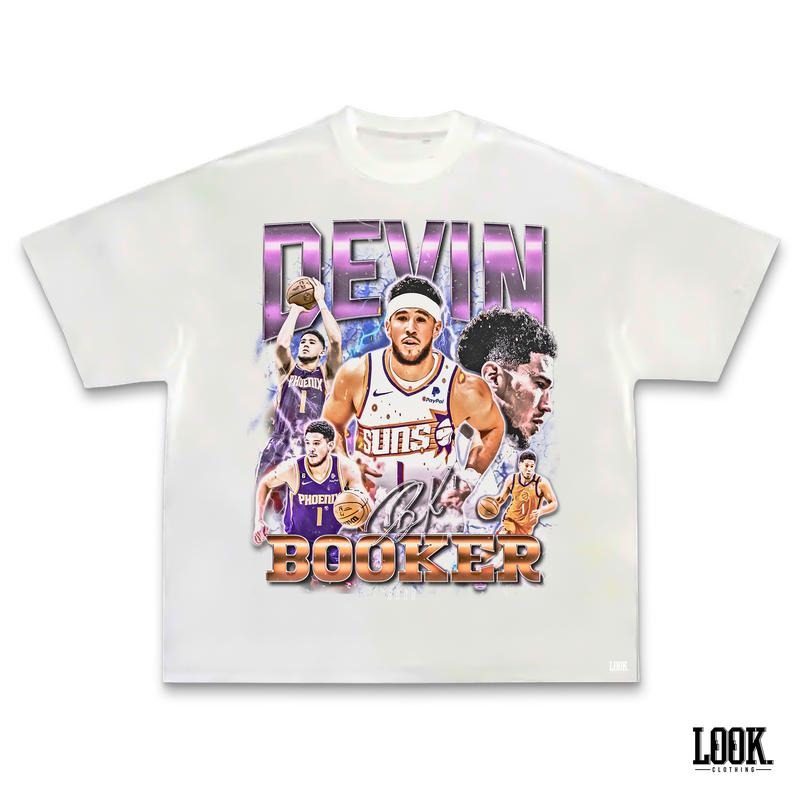 Devin Booker 'Book' Graphic Tee | Vintage Tee Graphic T-Shirt Sweatshirt Hoodie | Sport Tee - Gift For Fan