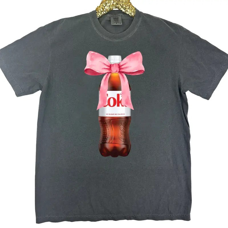 Diet Bottle Coquette Comfort Colors T-Shirt 'NLB' Hoodie, Sweatshirt | InkThreadWorks.com
