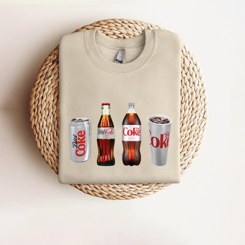Diet Coke Shirt, Diet Coke Lover Sweatshirt, Funny Coke Shirt, Coke Lover Sweater Hoodie | InkThreadWorks.com