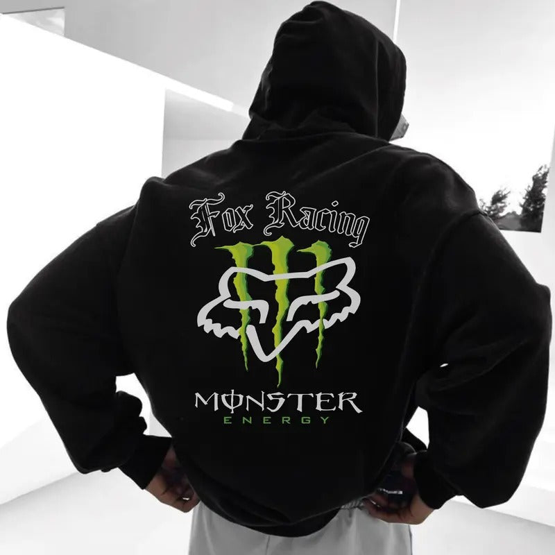 Dirtbike Motocross Fox Racing Monster Energy Drink Hoodie, Unisex, Menswear, Street Racing men Shirt, Car Hoodie, Motocross Gift graphic hoodies