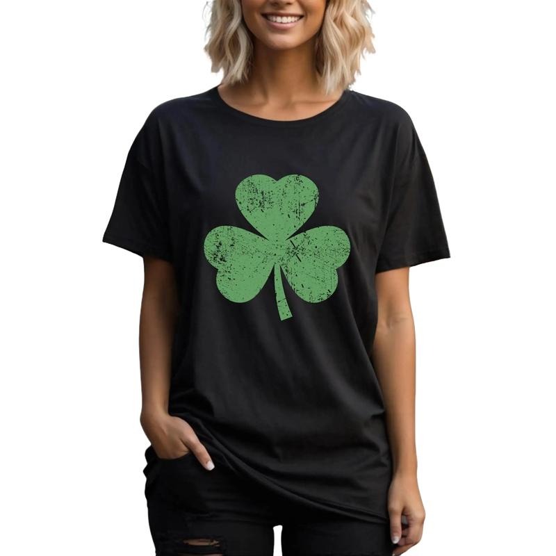 Distressed Shamrock Comfort colors Tee shirt Hoodie, Sweatshirt | InkThreadWorks.com