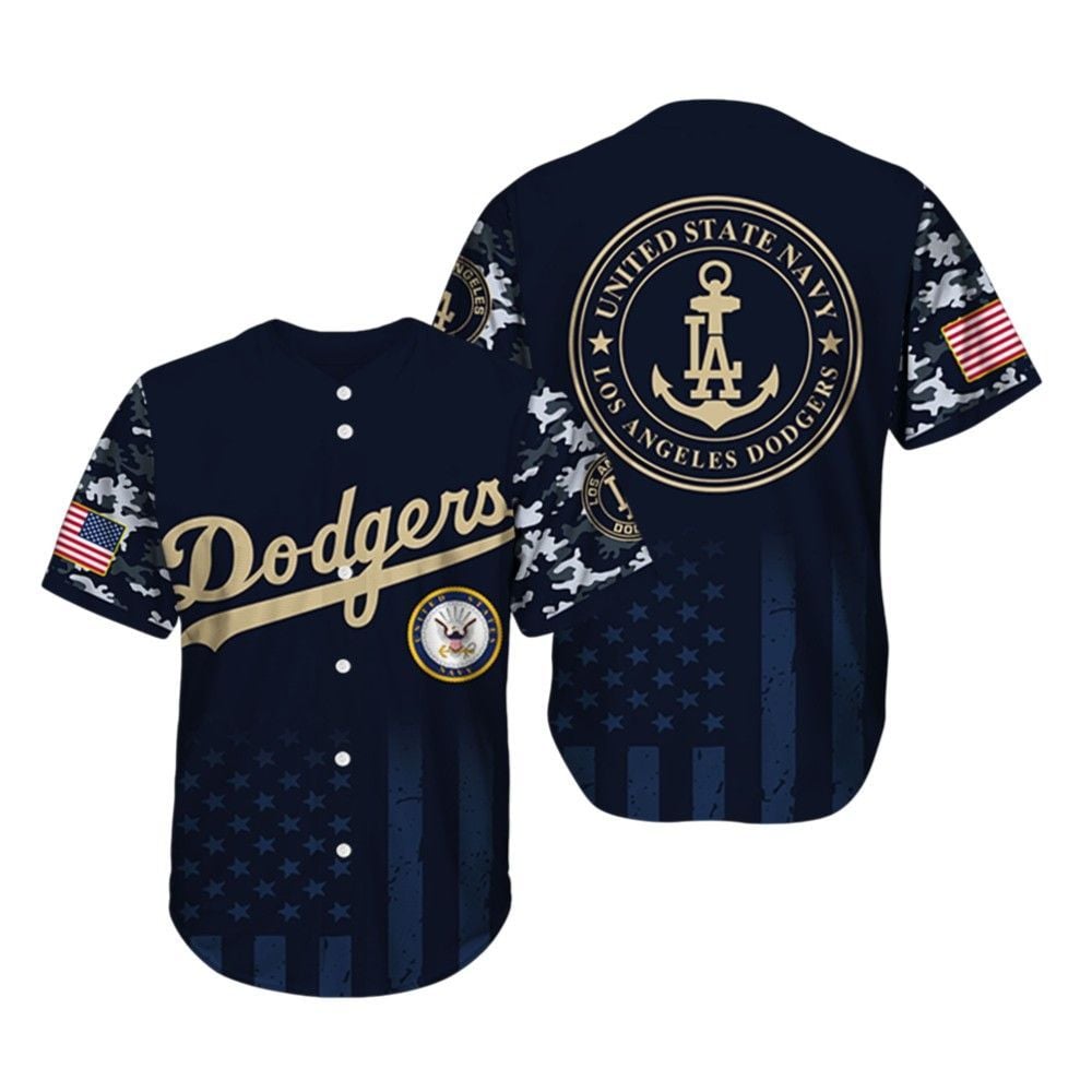 Dodgers 2025 US Navy Appreciation Night Baseball Jersey - Grishko.com