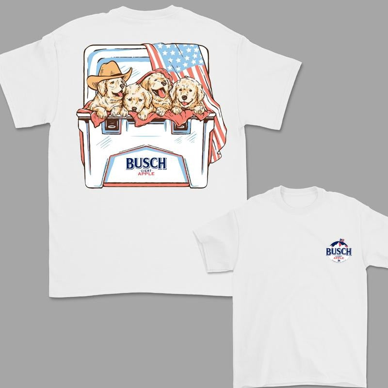 Dogs Beer Tees, 4th Of July T-Shirt, Perfect Beer And Dog T-shirt For Women, For Men Hoodie, Sweatshirt | InkThreadWorks.com