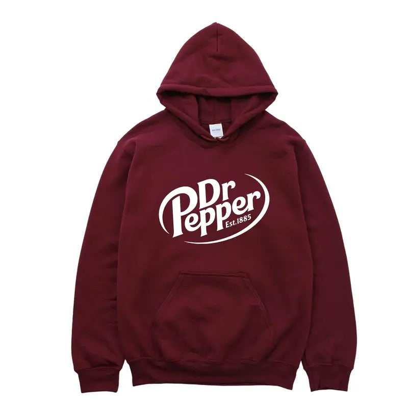 Dr Pepper Est 1885 Sweatshirt, Dr Pepper Soda Lover Hoodie, Dr Pepper Gift, Dr Pepper Logo Hoodie, Gift for Dr Pepper...