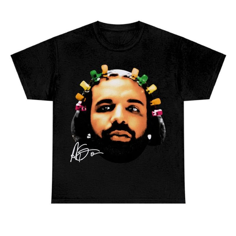 Drake Black Graphic Tee Shirt Classic Cotton Unisex