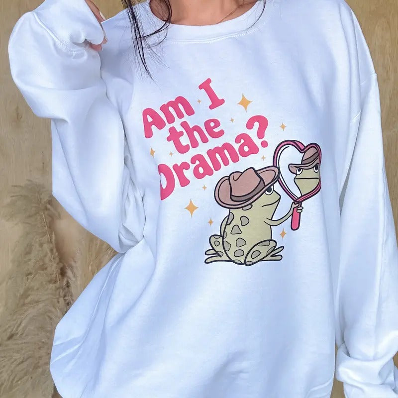 Drama Frog Graphic Top