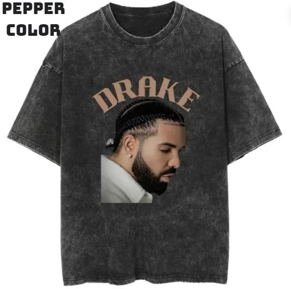 Drizzy Drake No.8 T-Shirt, Men Women Vintage Hip Hop Clothes T-shirt, Man's Harajuku T-shirts Streetwear, Graphic Tee Shirt, Unisex T-Shirt, Gift For Fan, Him, Her, Crewneck Short Sleeve Shirt, Shirt Trending Top Menswear