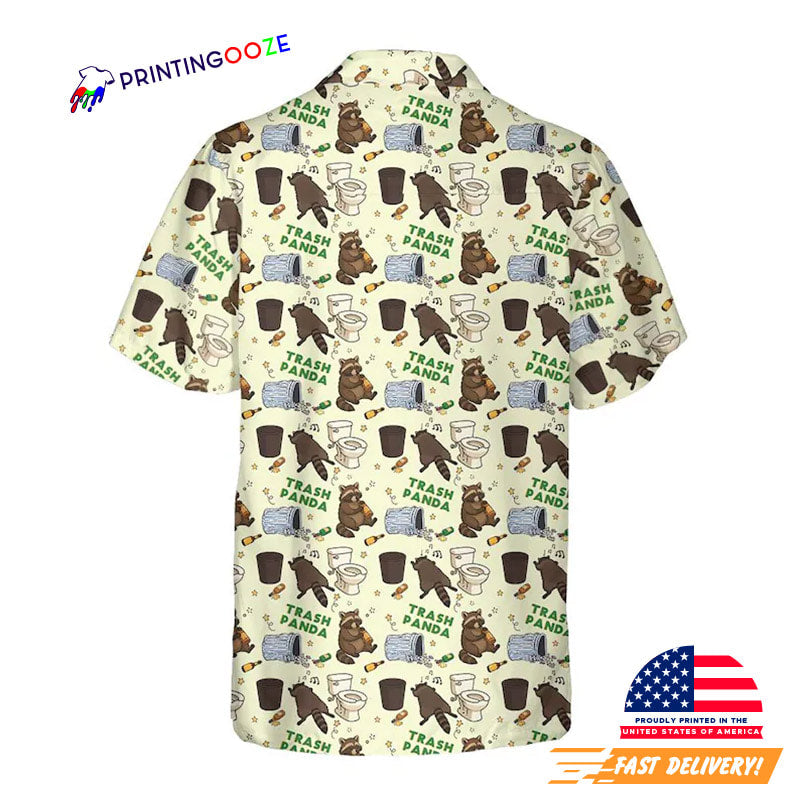 Drunk Raccoon Meme Hawaiian Shirt