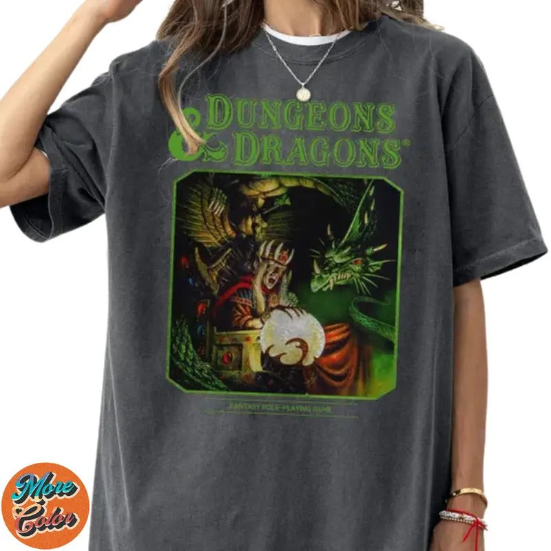 Dungeon & Dragon Movie Vintage Shirts, Cotton Unisex T-Shirt, Crew Neck, Size S- 3XL, Menswear Top, Womenswear Top Underwear Streetwear