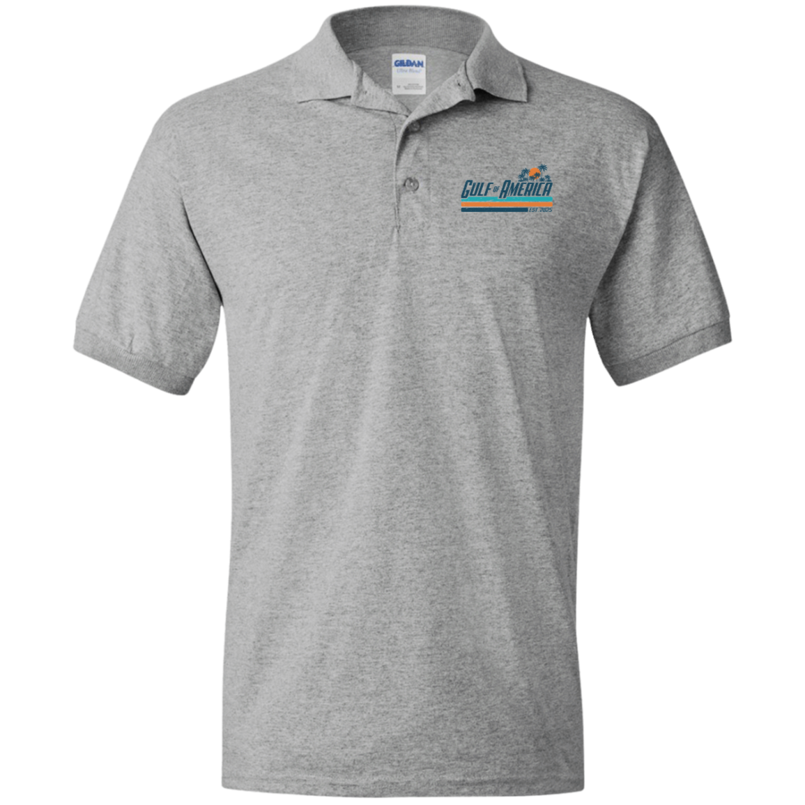 Gulf Of America Est. 2025 Polo T Shirt - 2