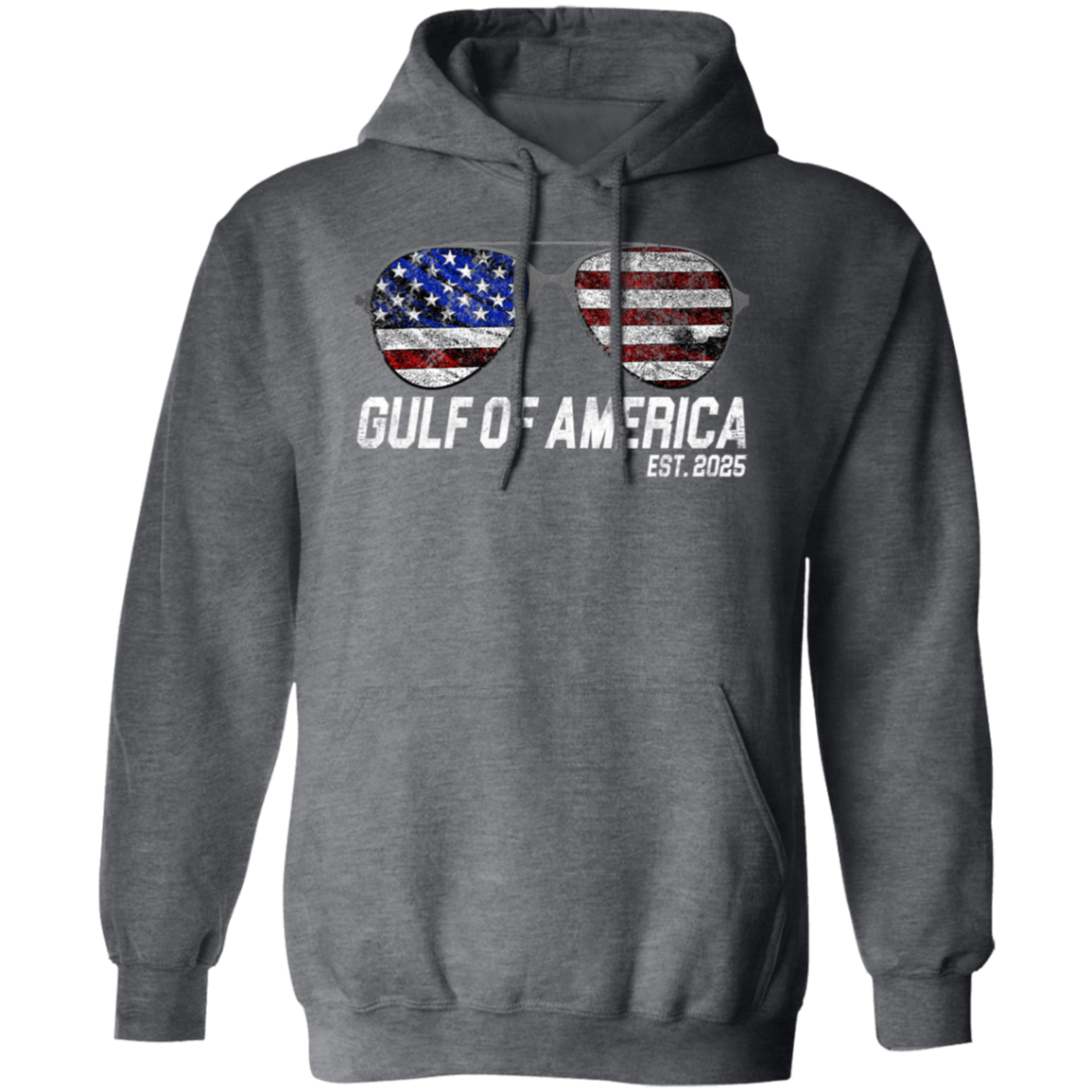 Gulf Of America Est 2025 Retro Vintage Sunglasses Hoodie