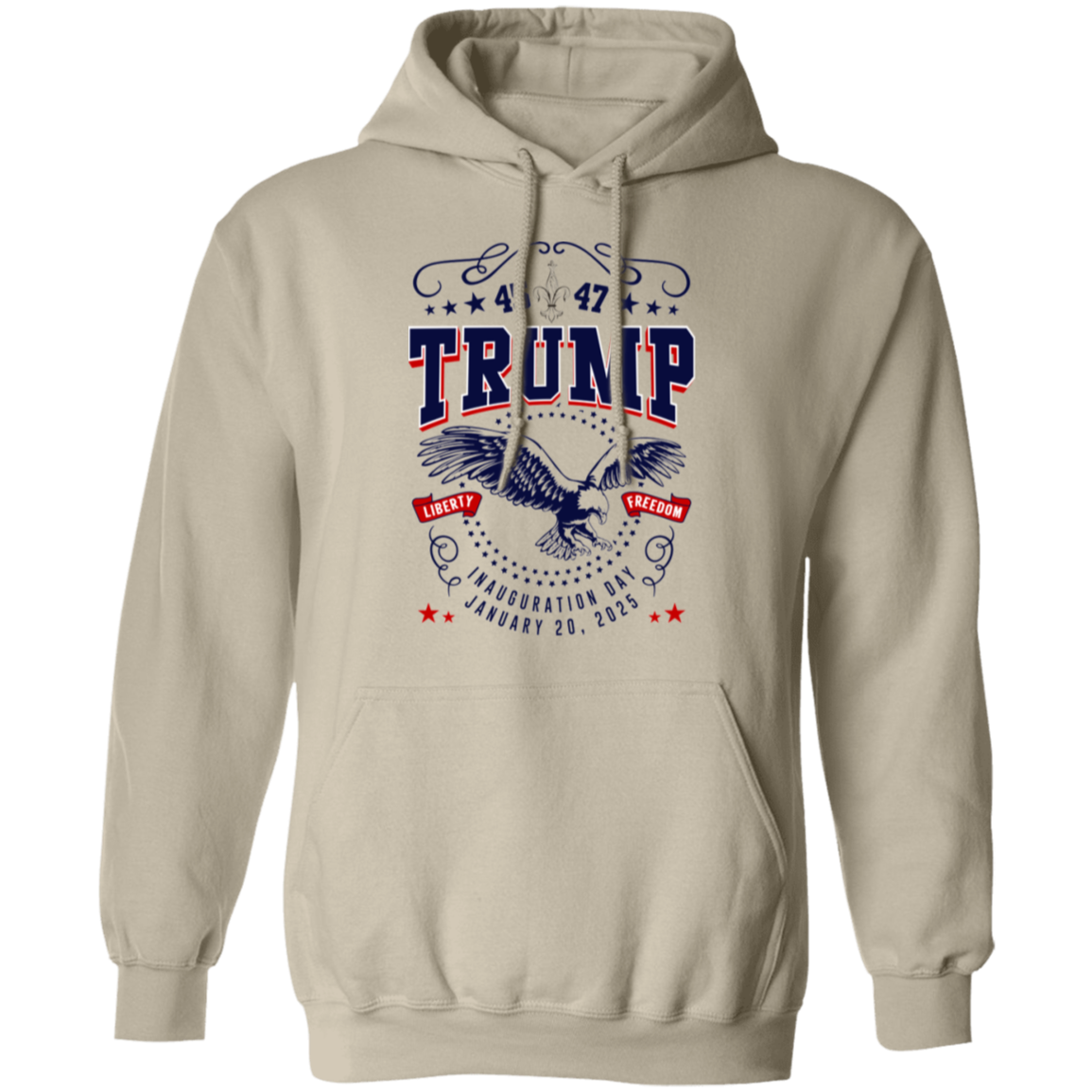 Trump Inauguration Day January 2025 Eagle Hoodie