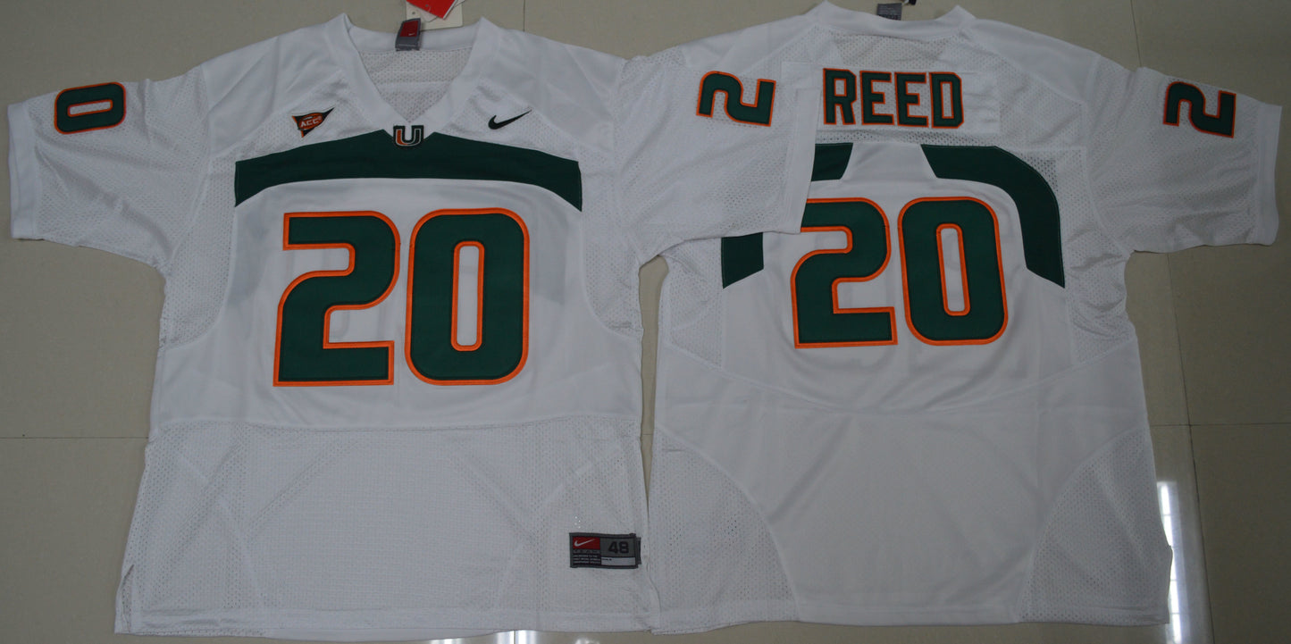 Ed Reed 20 White