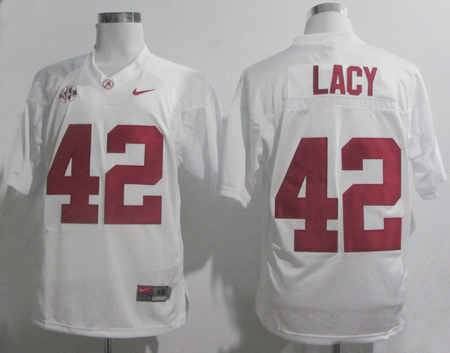 Eddie Lacy 42 White 2012 SEC Patch