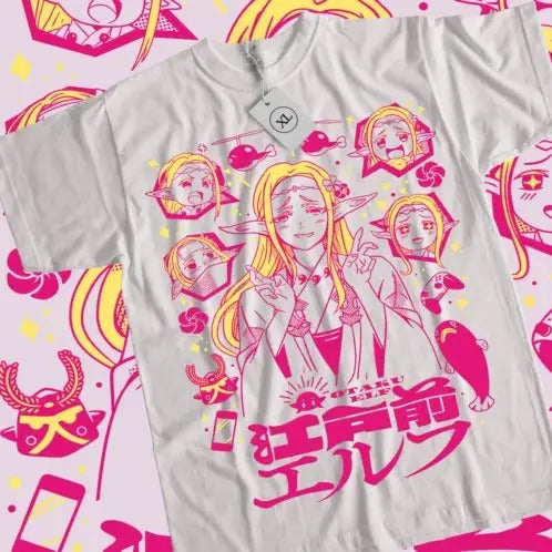 Edomae Elf T-shirt Anime shirt Otaku Elf Manga Kawai Girl Gifts Shirt All Size