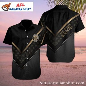 Elegant Gold Check - Saints Executive Hawaiian Shirt