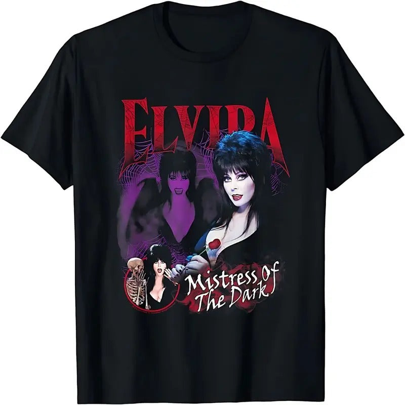 Elvira Mistress Of The Dark Horor Movie Shirt All Size