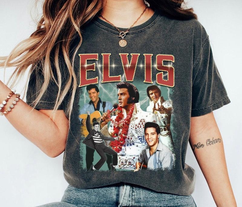 Elvis 90s Vintage Shirt, King Of Rock T-Shirt, Elvis Presley Tee, Music Rock And Roll Gift For Fan Lover Hoodie, Sweatshirt
