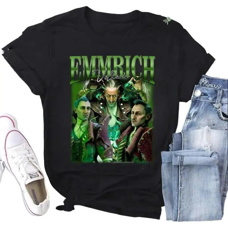 Emmrich Volkarin Bootleg Shirt, Dragon Age Veilguard, Gamer Shirt, Fantasy Tee Hoodie, Sweatshirt | InkThreadWorks.com