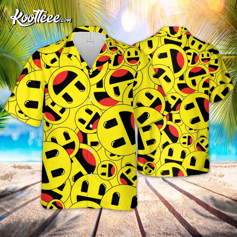 Emoji Cute Smile And Funny Hawaiian Shirt